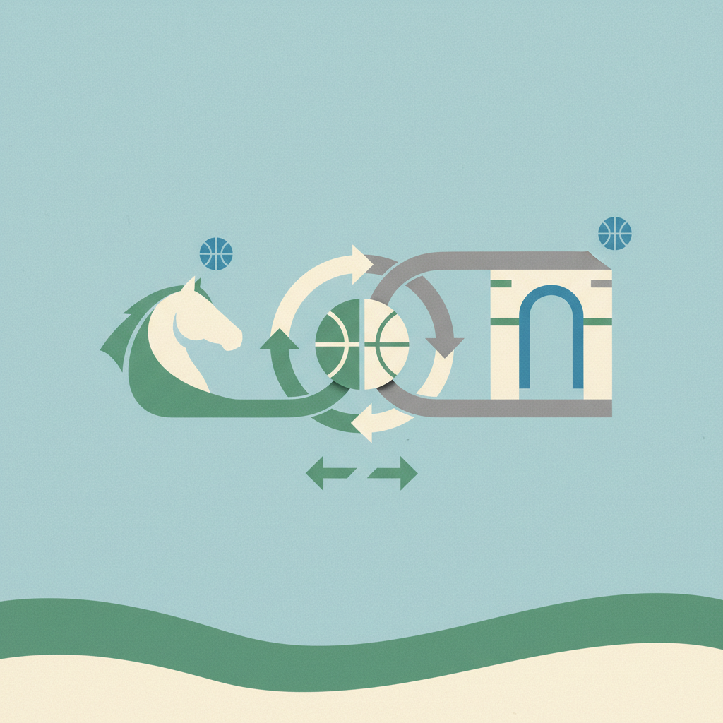 An abstract graphic illustration on a