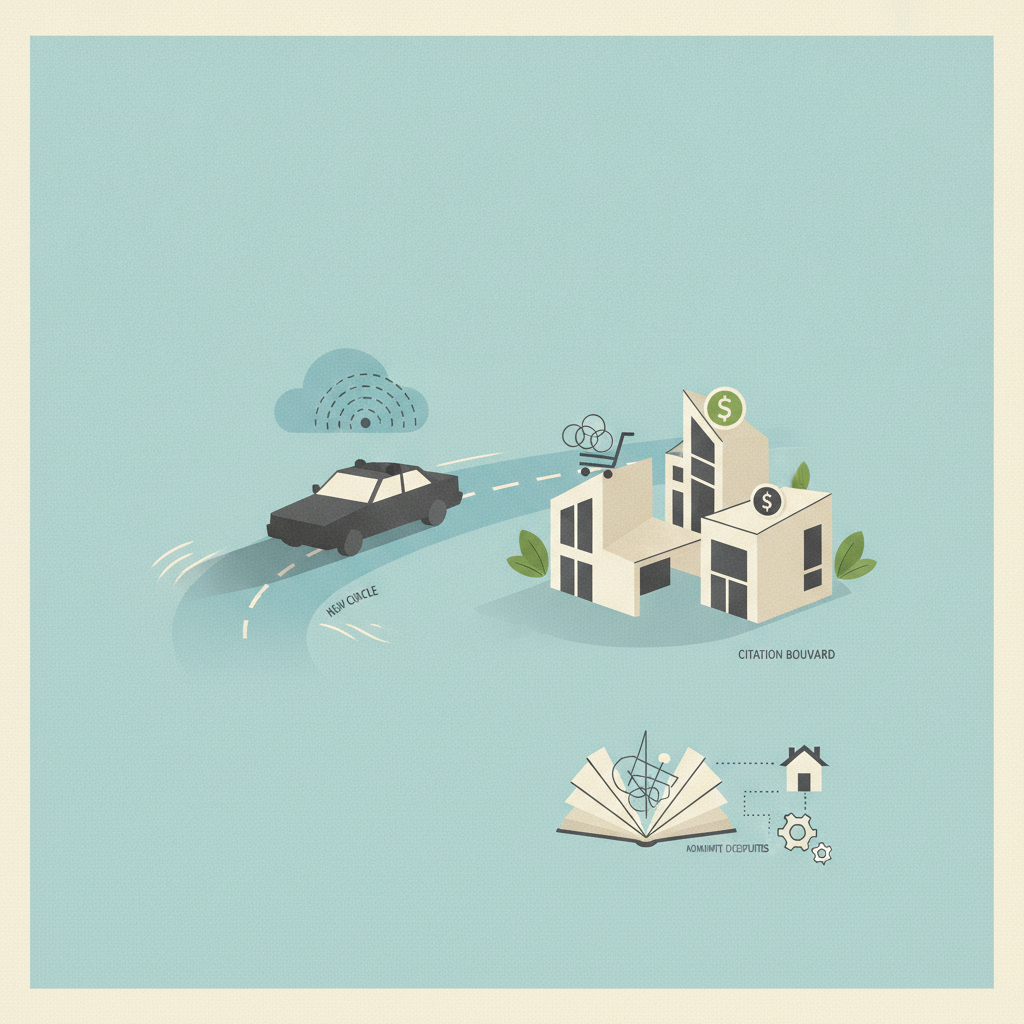 An illustration on a light teal