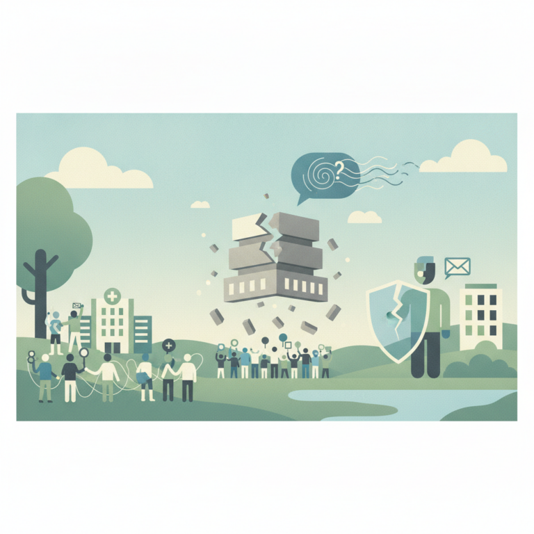 An abstract flat-style vector
