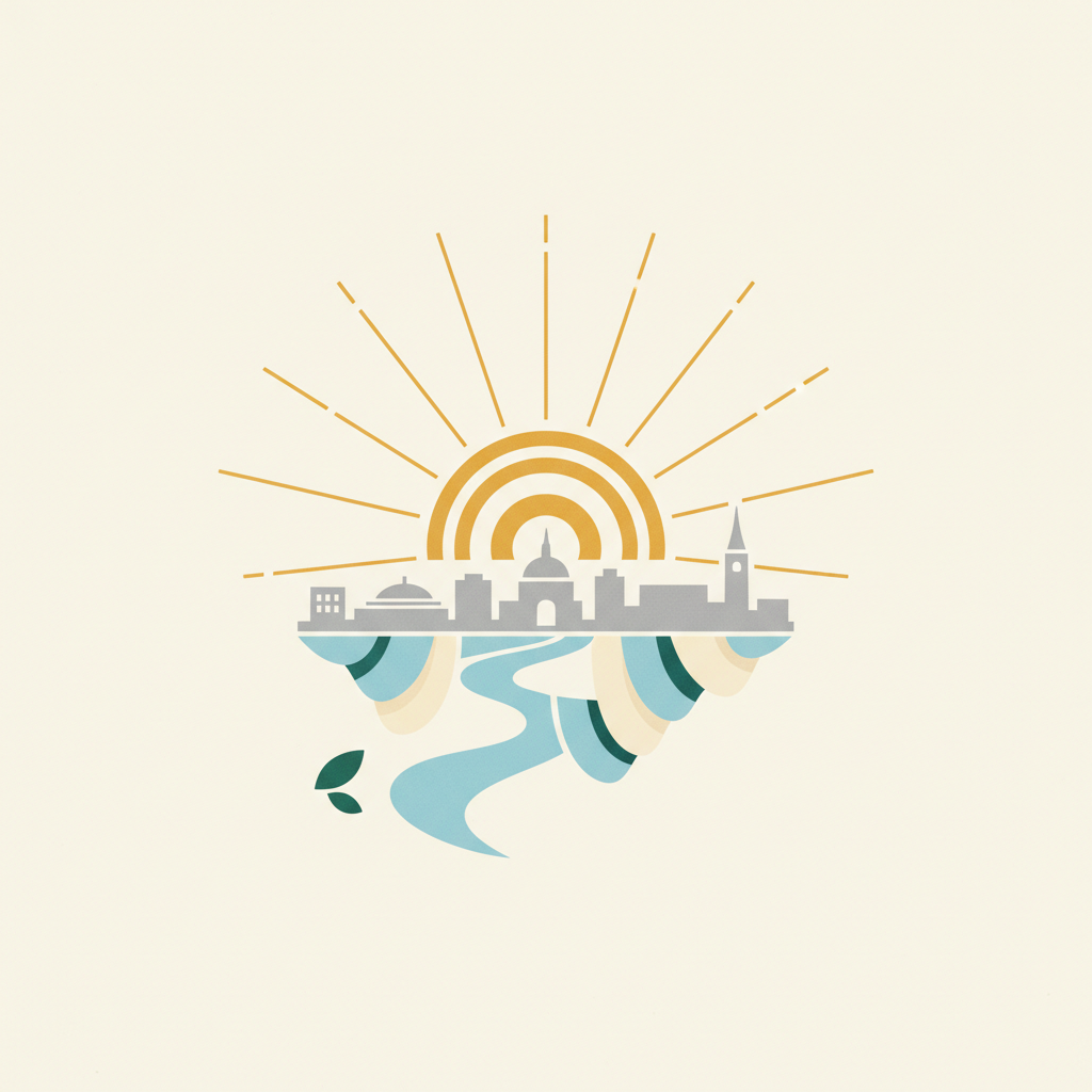 An elegant, minimalist graphic