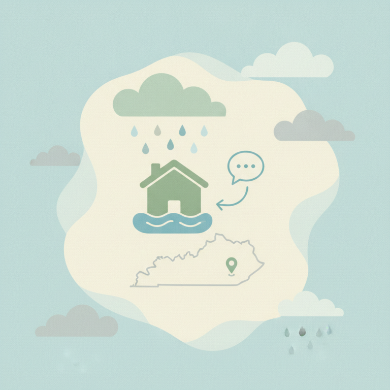 An illustration on a light blue background