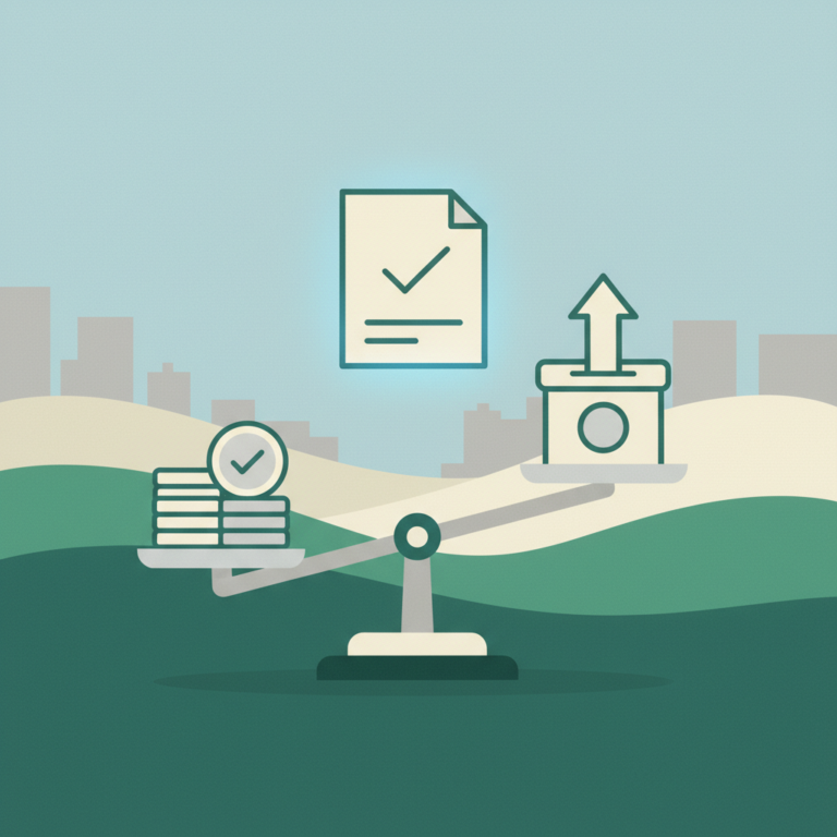 An illustration representing a public vote on