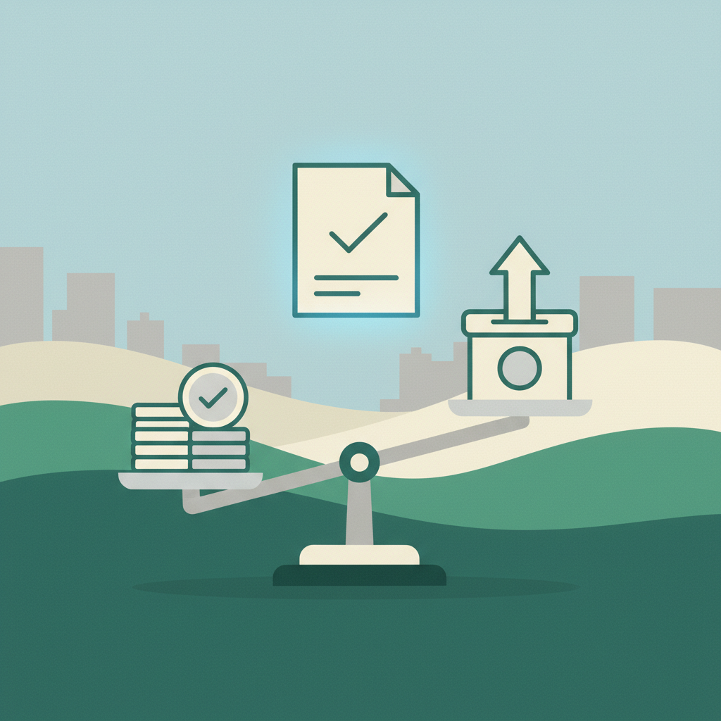 An illustration representing a public vote on