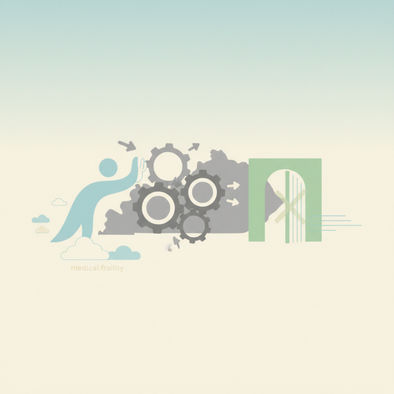 An editorial illustration representing Medicaid