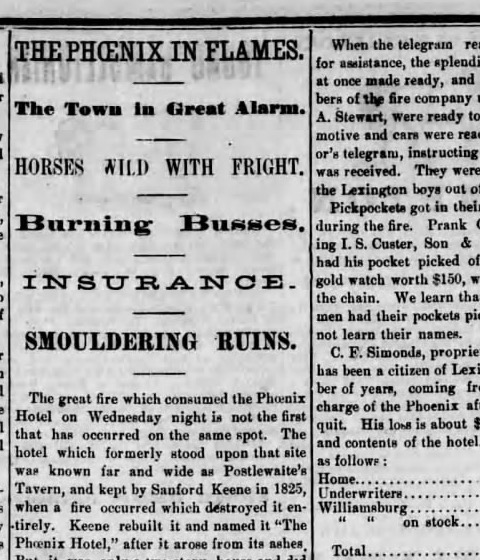 The Phoenix in flames: the hotel Lexington couldn’t kill — until it did