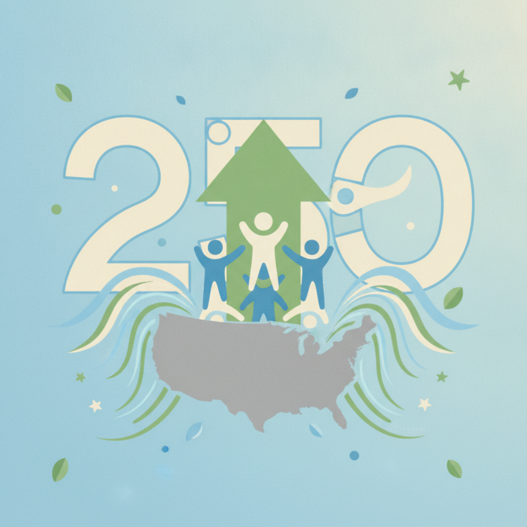 An graphic illustration features a stylized