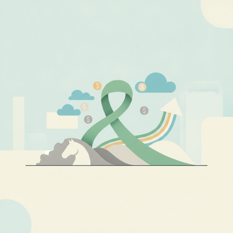 `) or a ribbon symbol representing awareness
