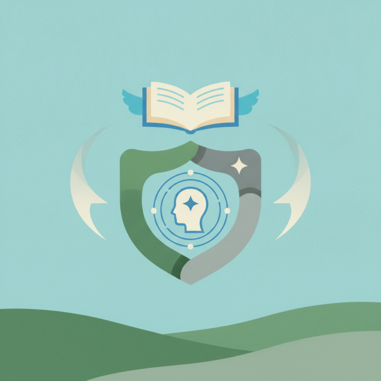 An illustration featuring a shield