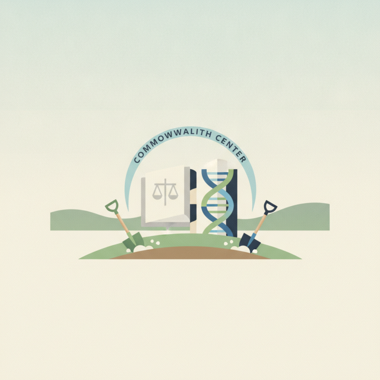 An illustration celebrating the groundbreaking of the Commonwealth