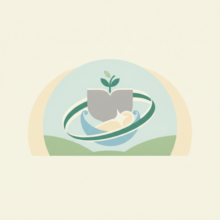 A minimalist illustration depicting a newborn baby