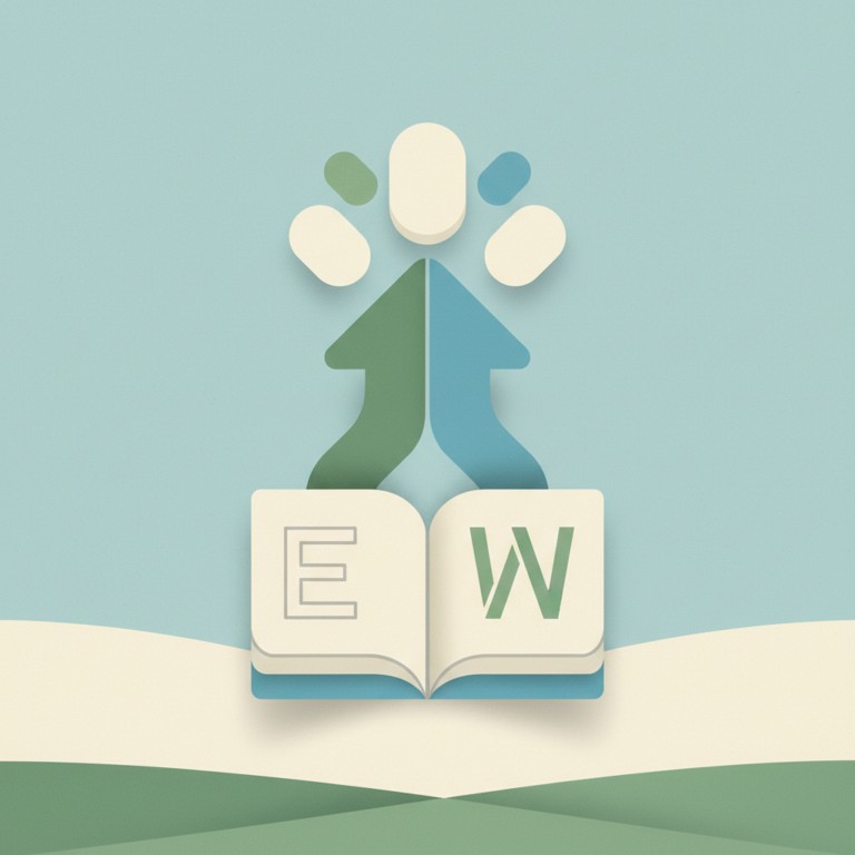 An graphic illustration featuring an open