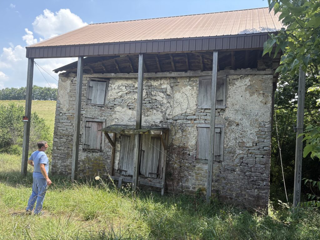 An exterior shot of the historic