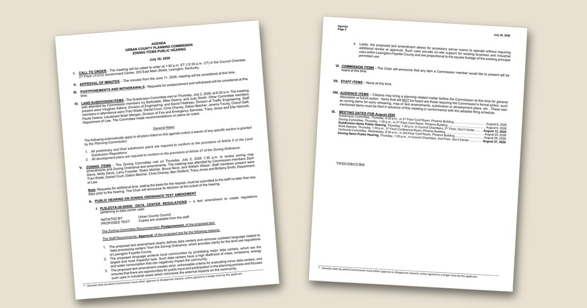 Planning Commission to weigh data center zoning regulations