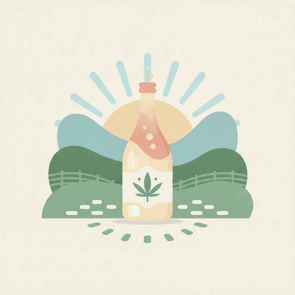 An illustration of a cannabis
