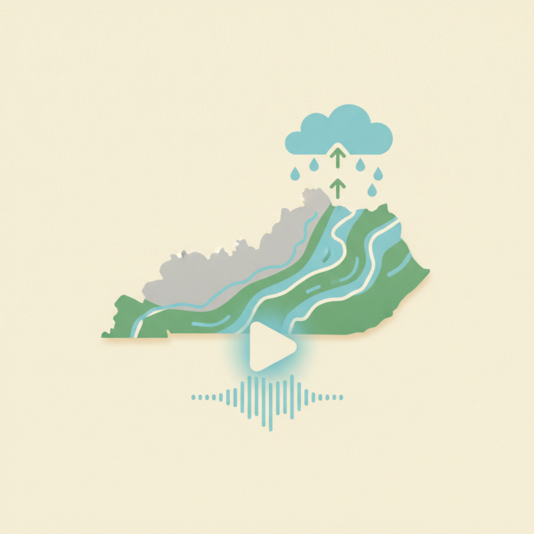 An graphic illustration featuring a map silhouette of