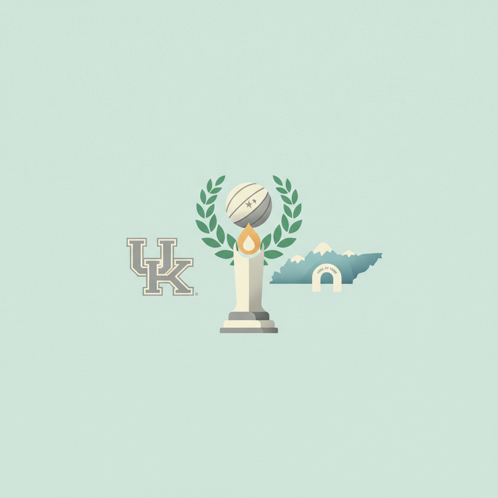 An illustration featuring the University of Kentucky