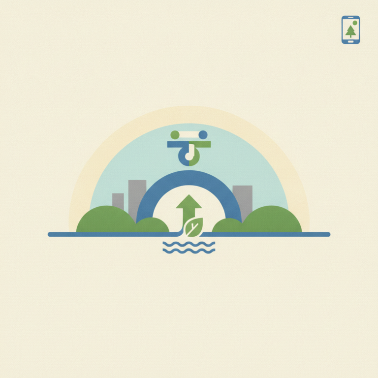 An illustration depicting green growth