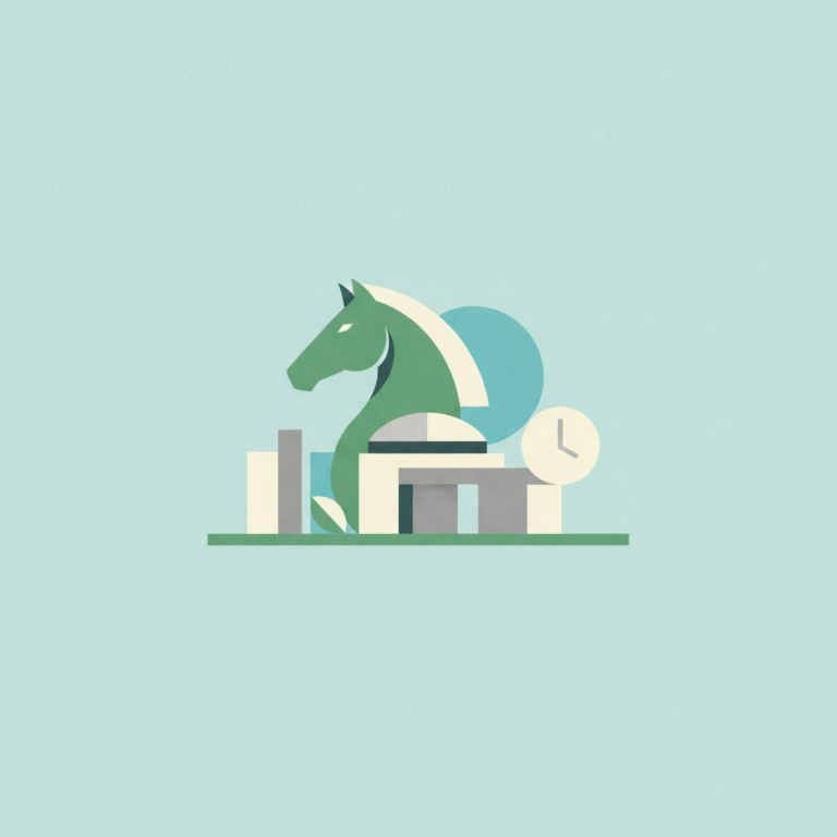 An abstract graphic illustration