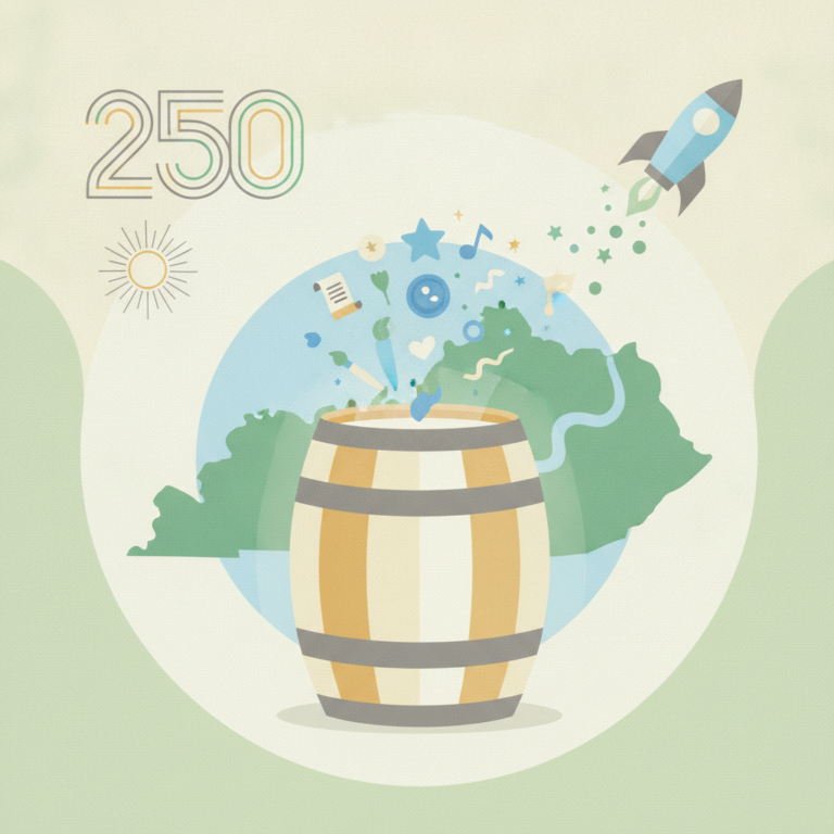 An illustration celebrating the semi-quin
