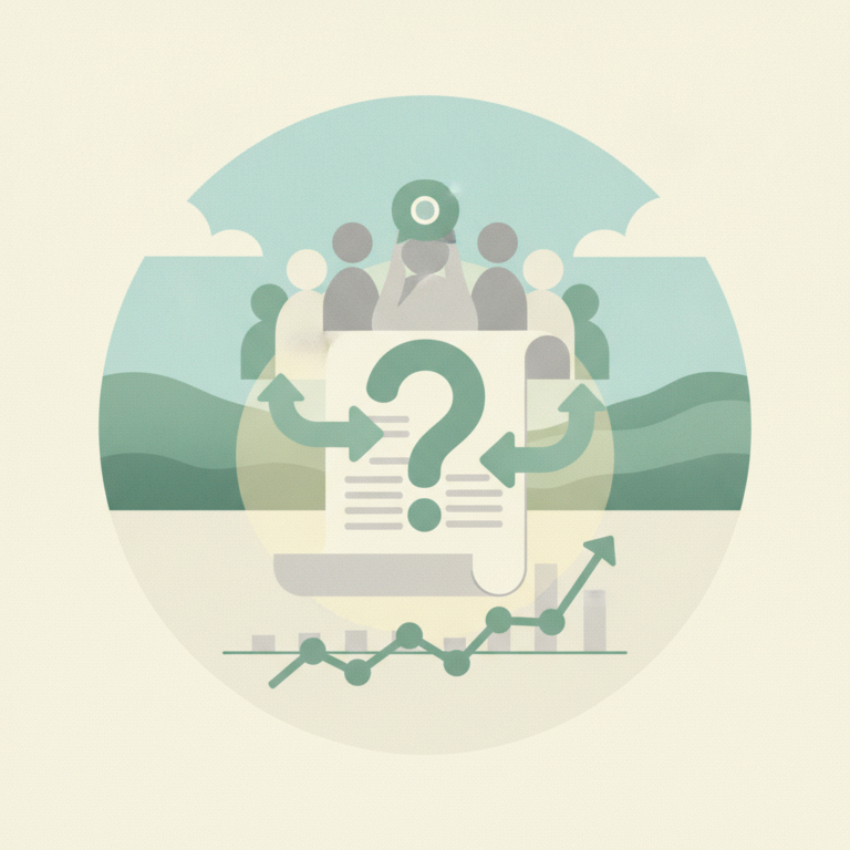 An illustration featuring a document with a