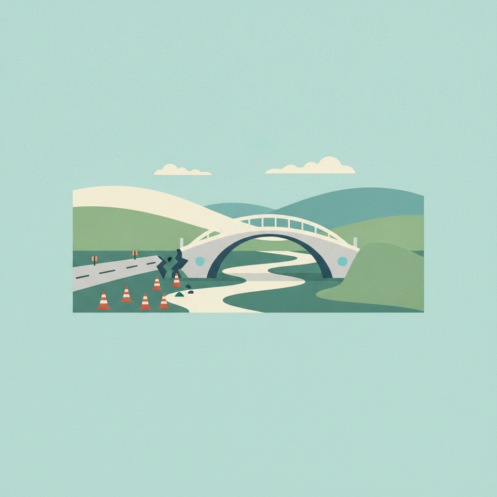 A minimalist graphic illustration