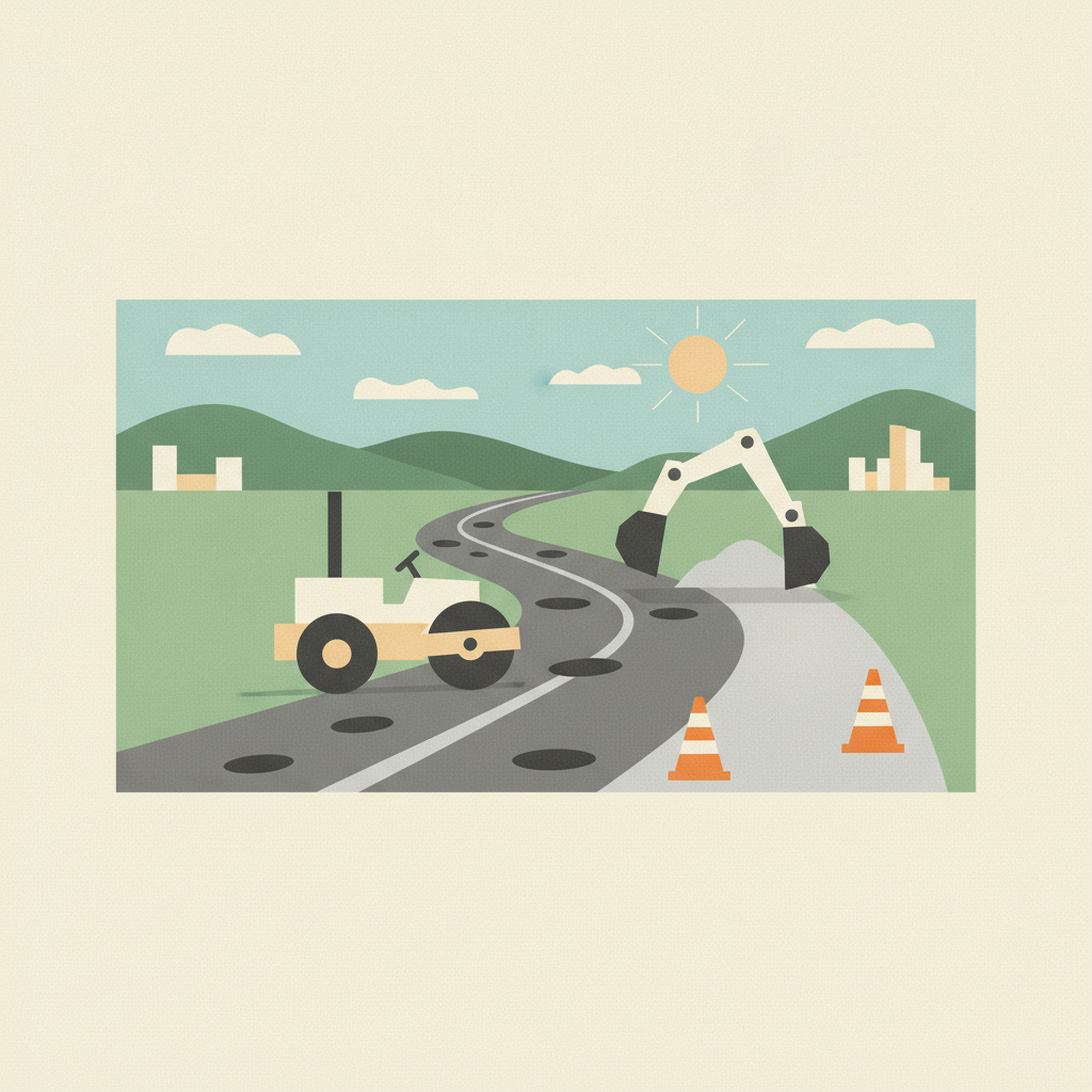 A stylized illustration of