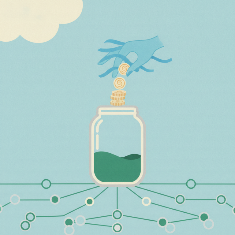 An illustration features