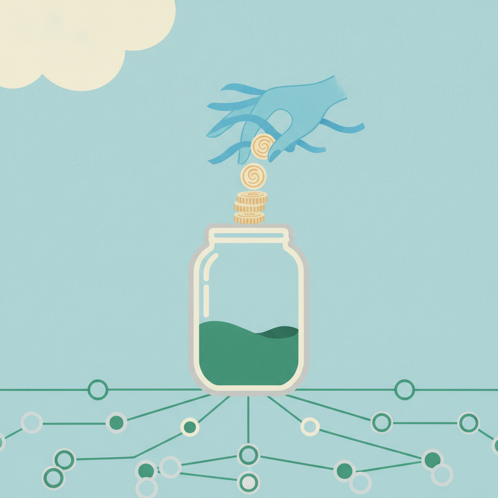 An illustration features