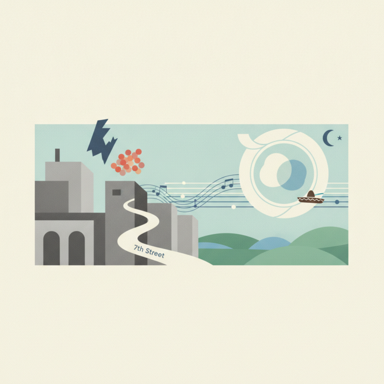 An abstract, minimalist vector