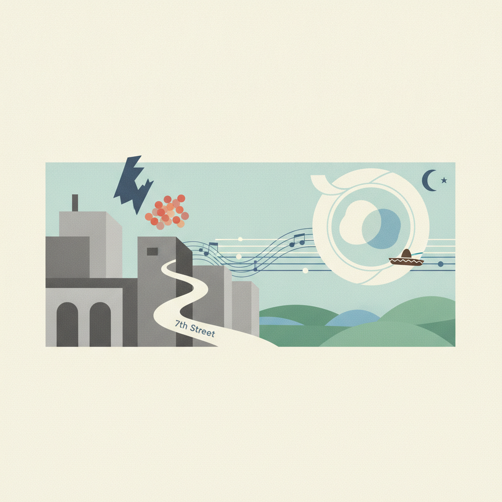 An abstract, minimalist vector