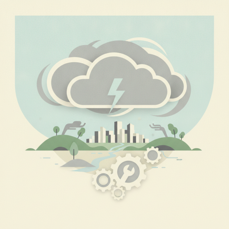 A minimalist graphic illustration showing