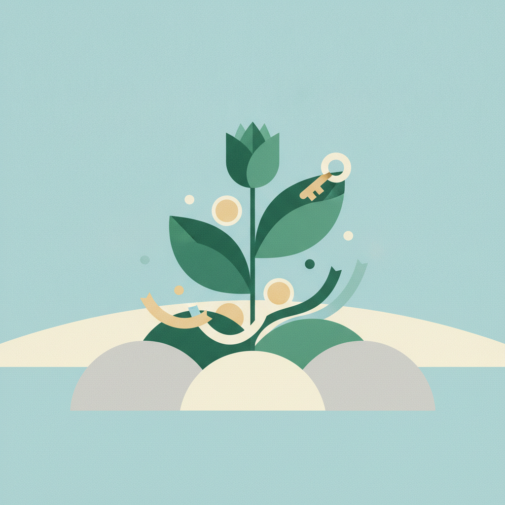 A minimalist vector illustration of