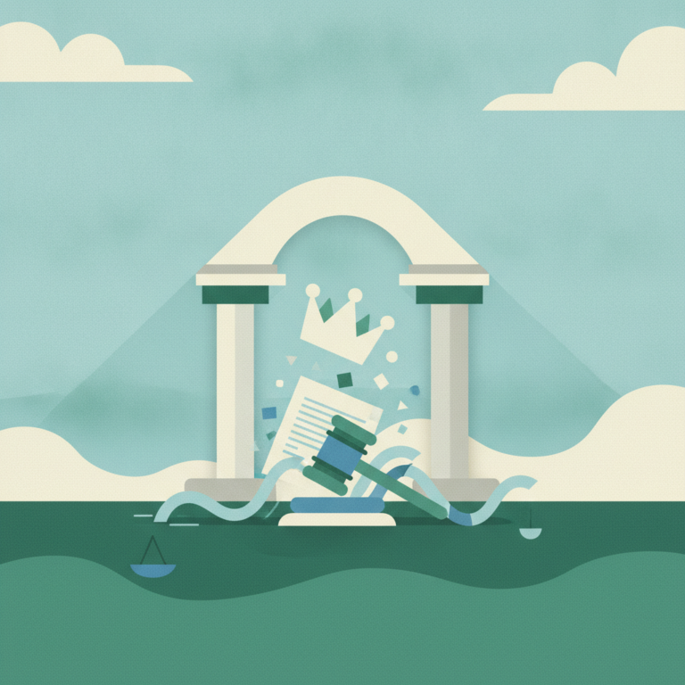 An illustration in pastel shades of blue and