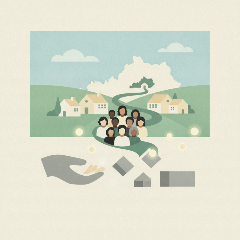 An illustration depicting a group of