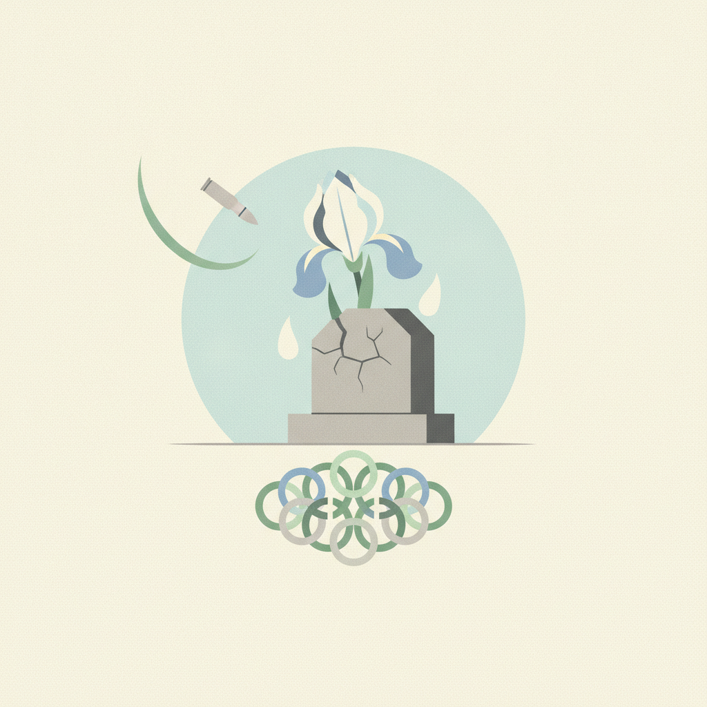An illustration featuring a cracked grey grav
