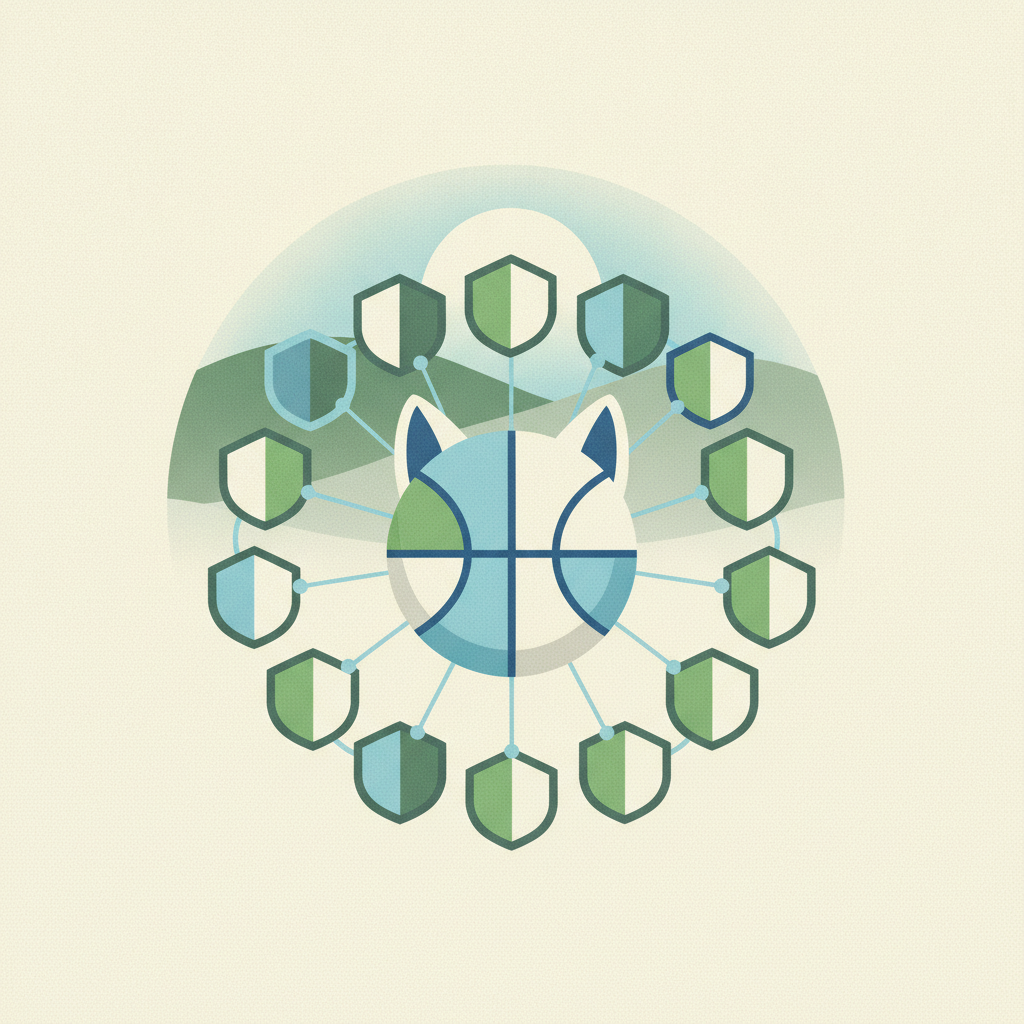 An illustration featuring a stylized basketball with