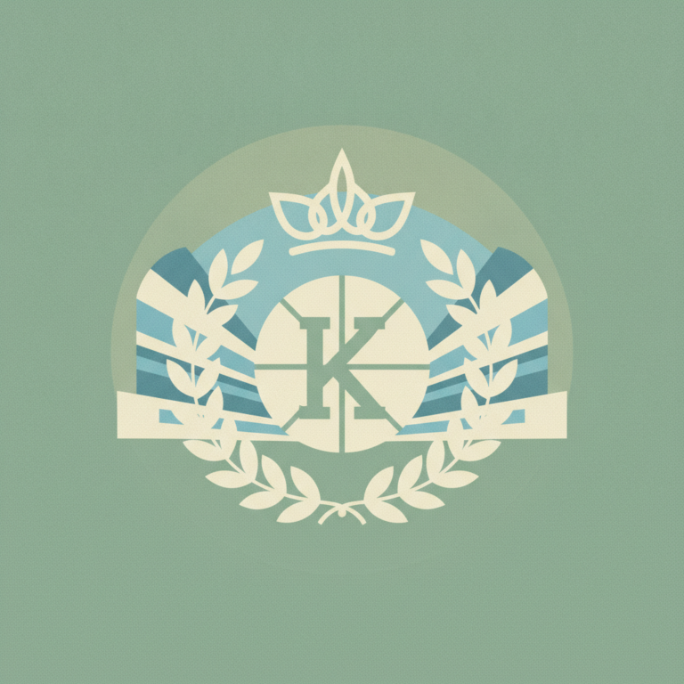 Background of emblem: Rays radiating outward in