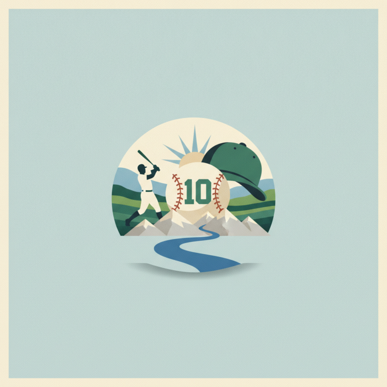 An illustration celebrating a 10th