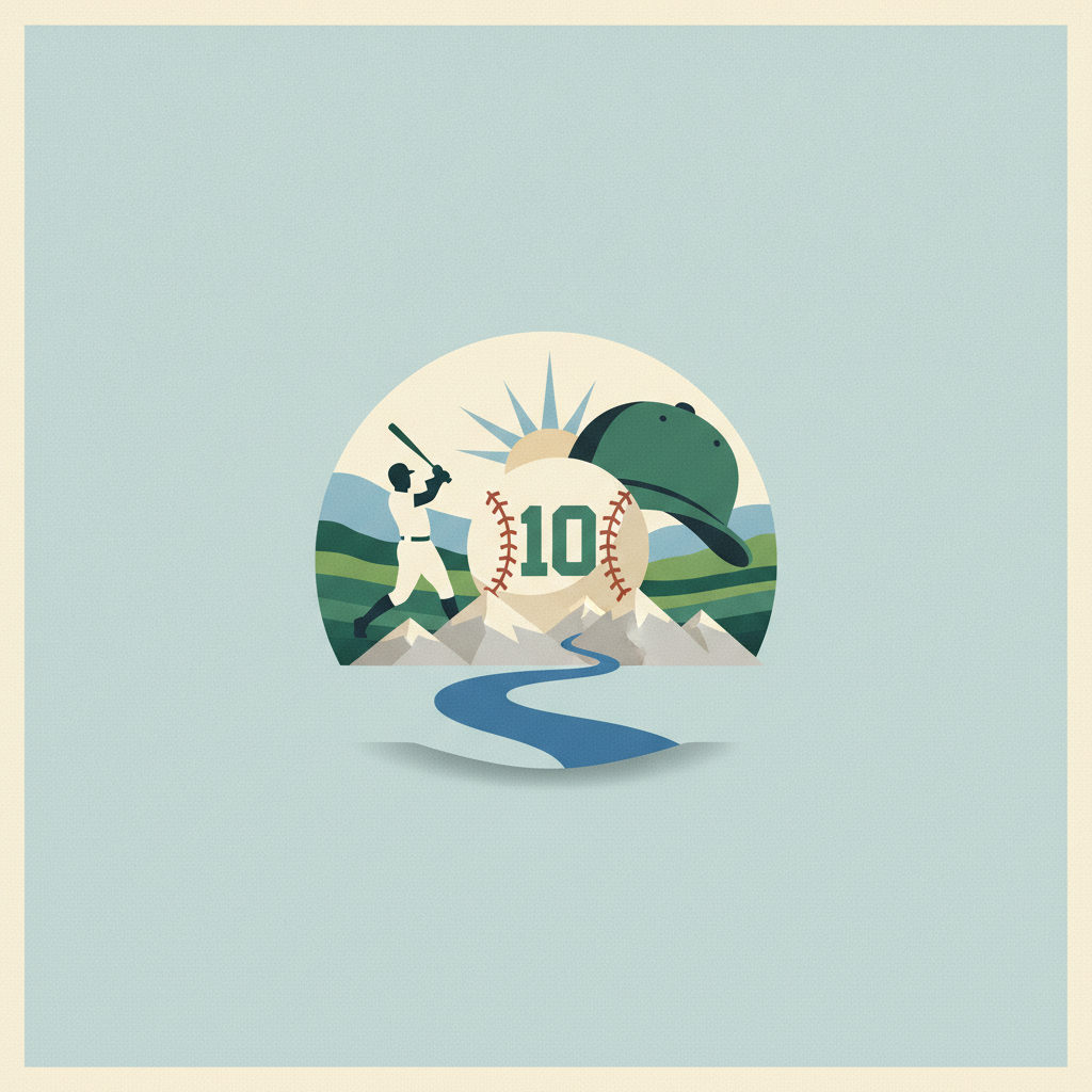 An illustration celebrating a 10th