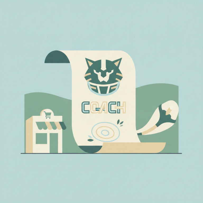 An abstract graphic illustration featuring a large