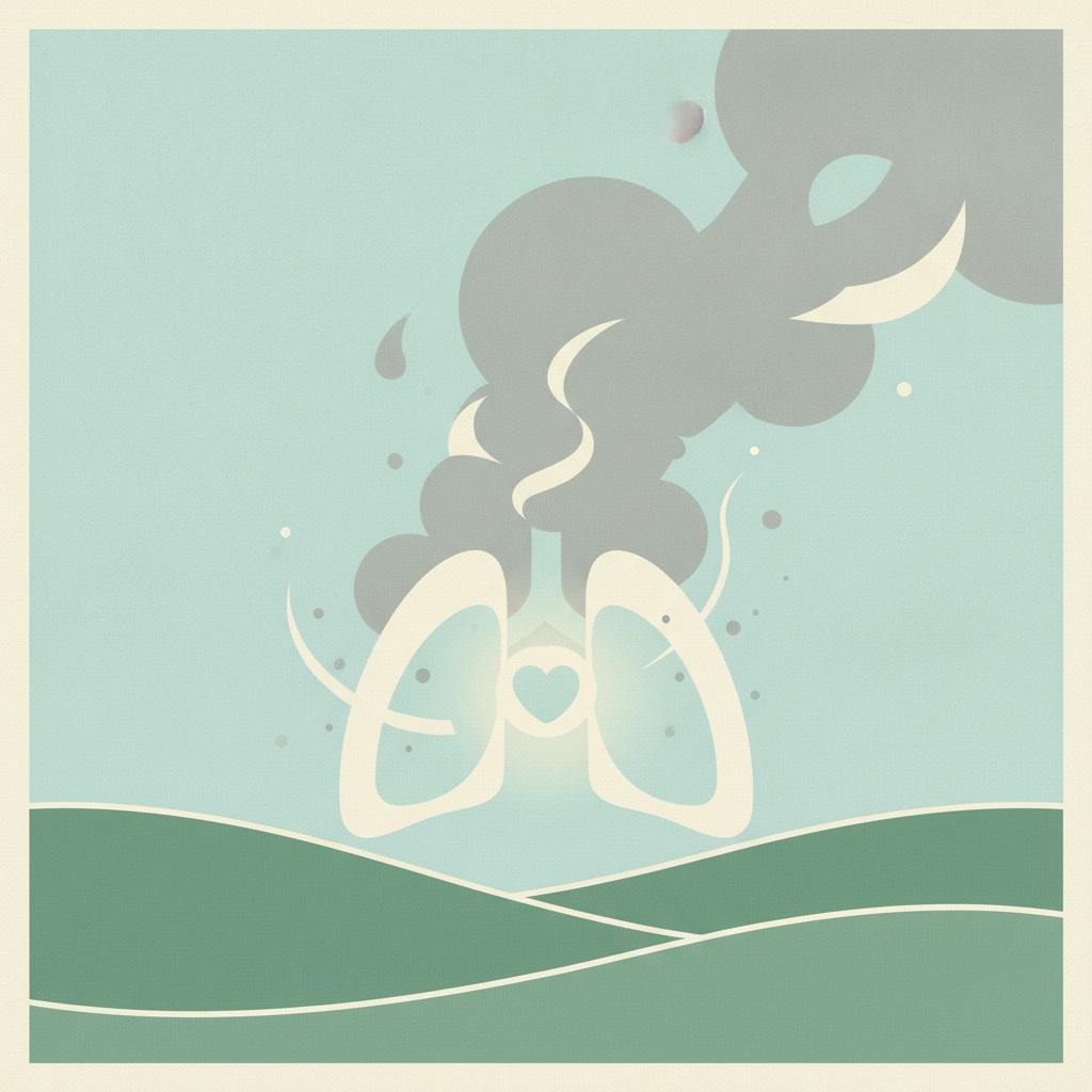 An graphic illustration featuring a stylized outline