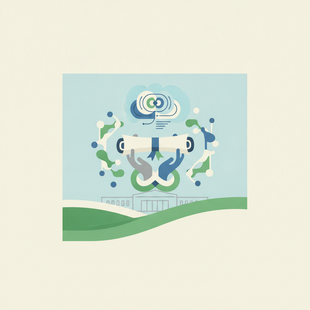 An abstract graphic illustration featuring