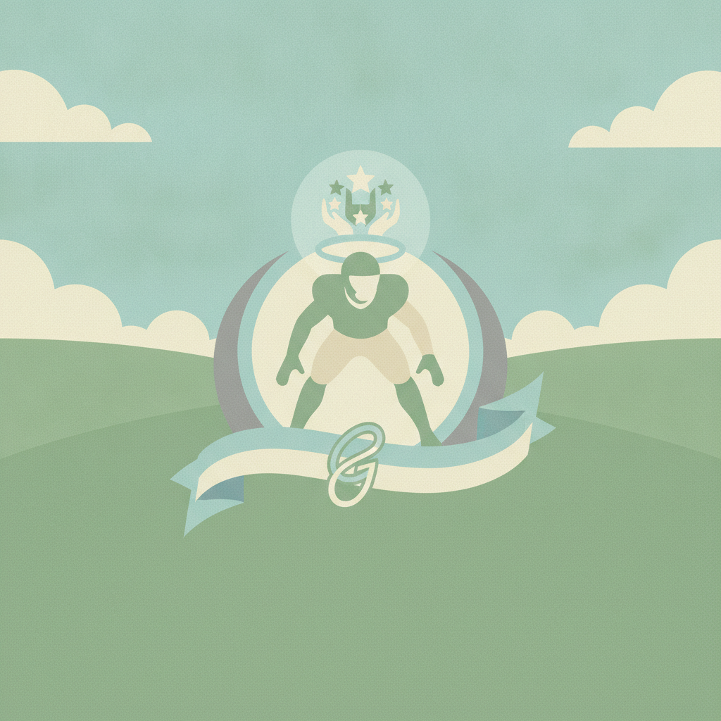 An graphic illustration in