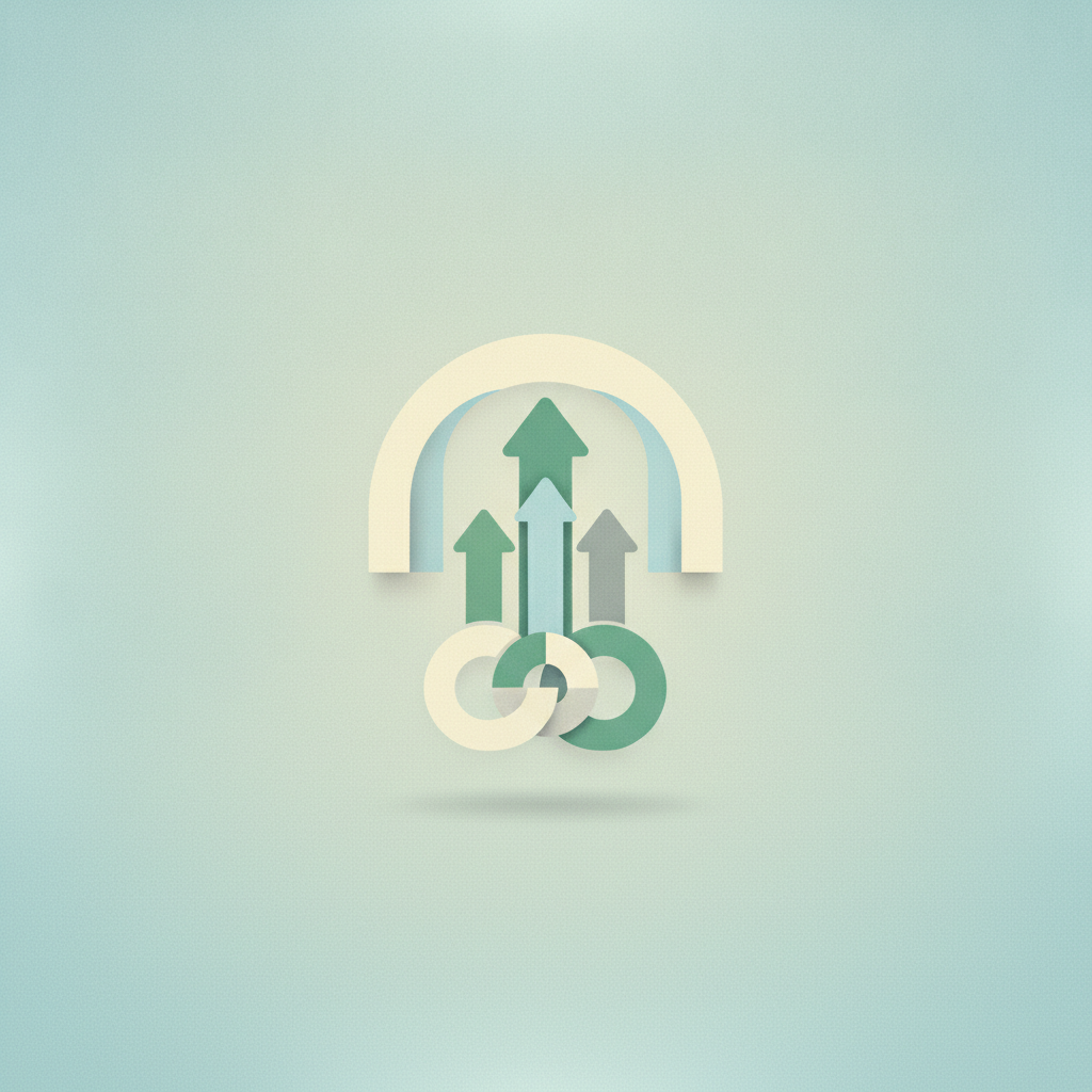 An abstract graphic illustration on a