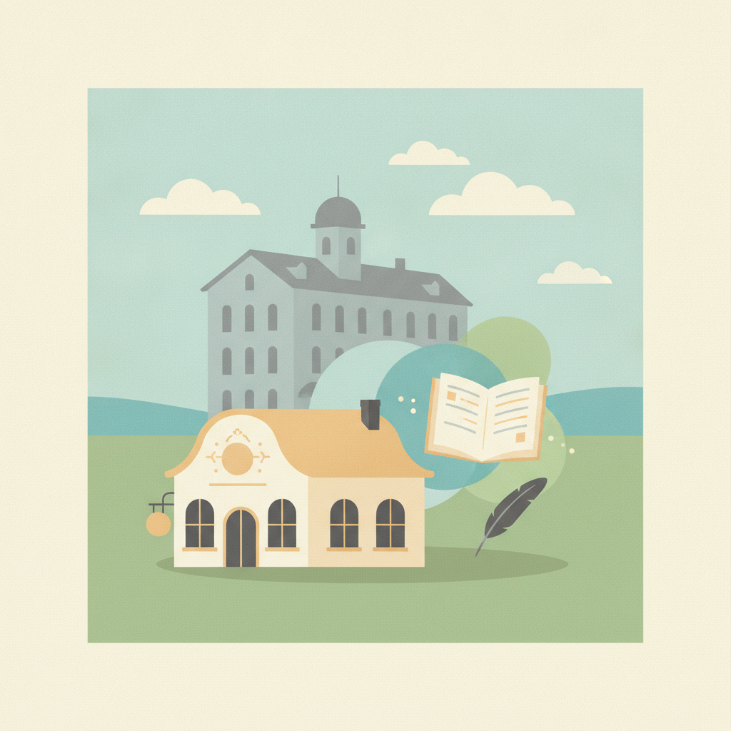 An illustration features a small cream-