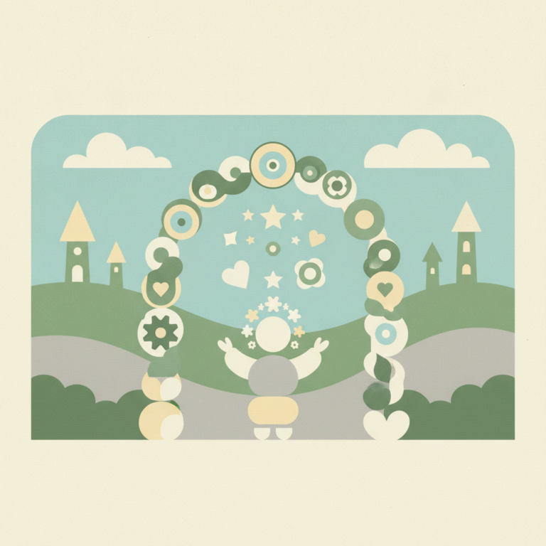 A graphic illustration