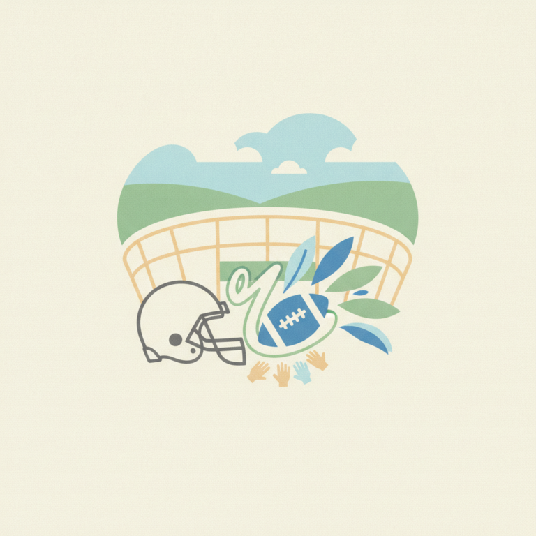 An illustration featuring a stylized graphic of a
