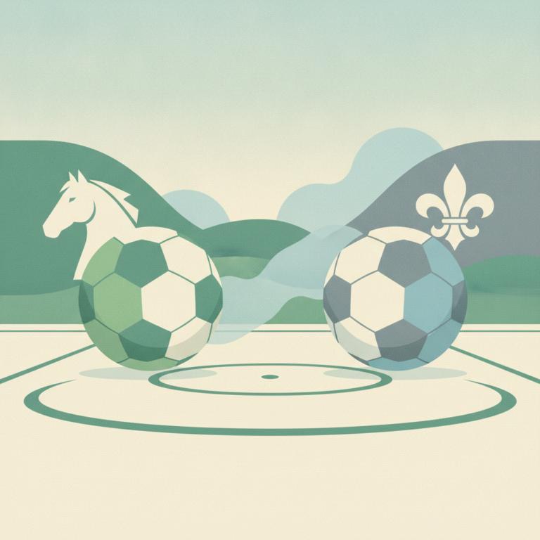 Graphic illustration representing the Kentucky vs