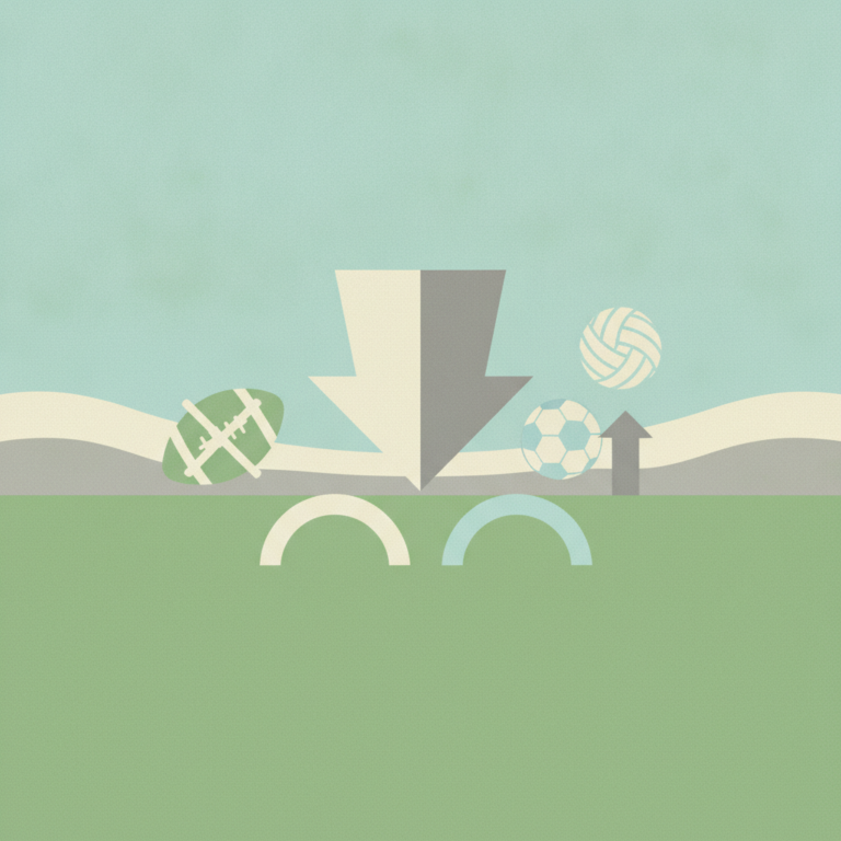 A minimalist graphic illustration featuring