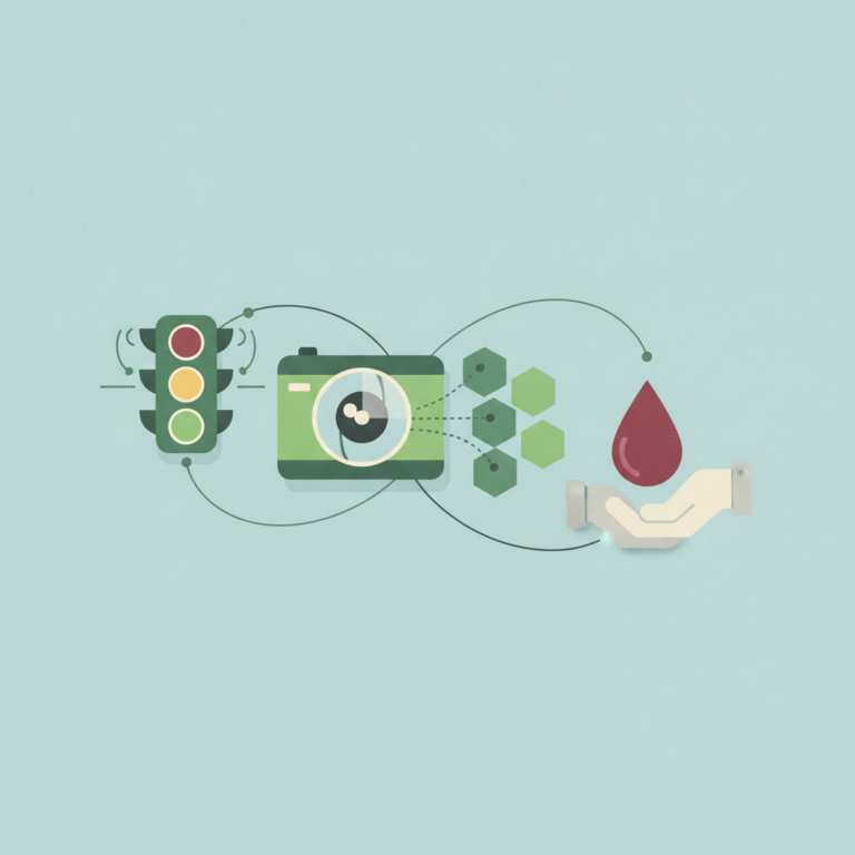 An illustration set against a